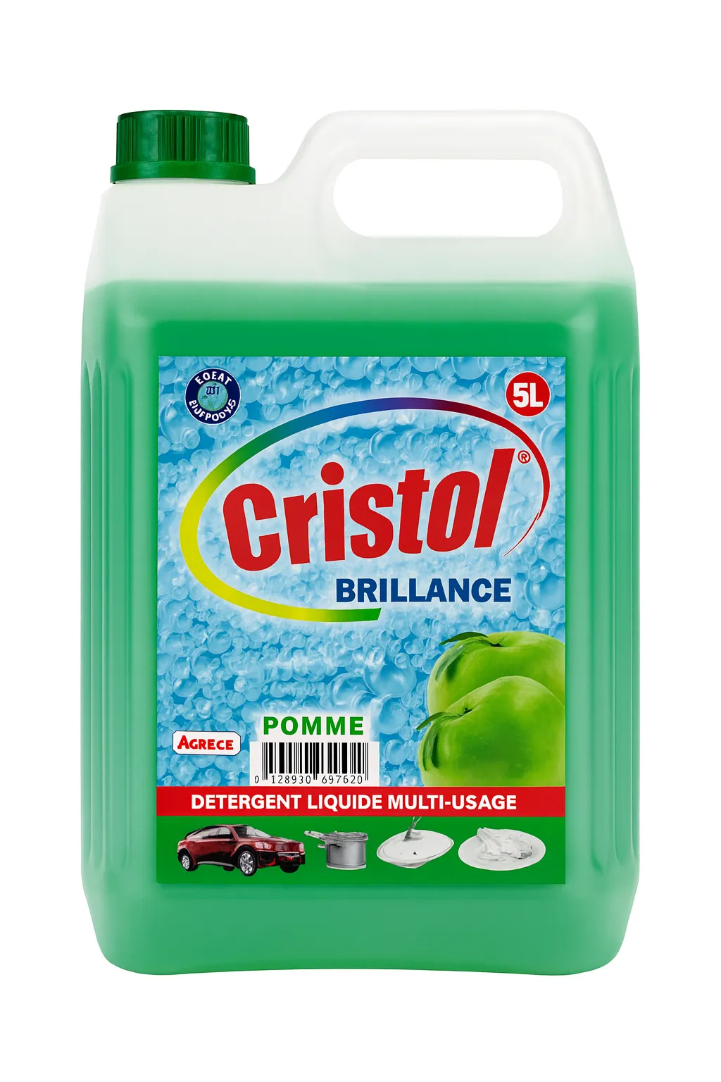 omo liquide cristol pomme 5L - Drogerie & Entretien maison| Supermarche Dakar-Senegal